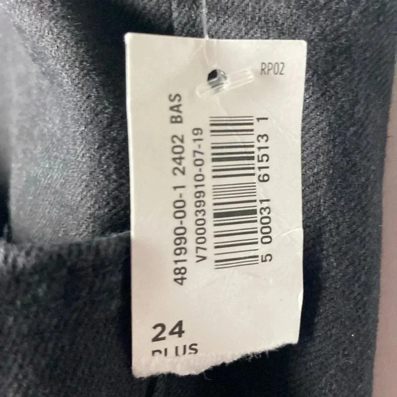 NWT OLD NAVY KICKER BOOT CUT WO SIZE 24 PLUS BLACK JEANS - Picture 5 of 9